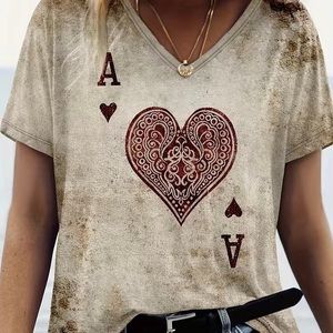 T-Shirt Mixed Light Brown